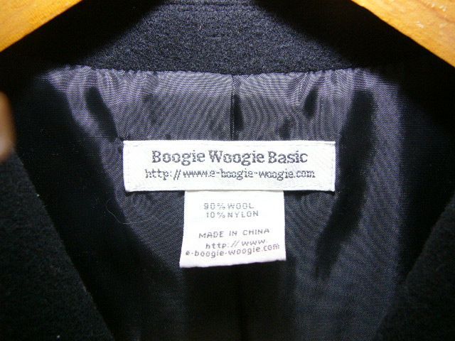 新品同様】Boogie Woogie Basic チェスターコート ブラック - メルカリ