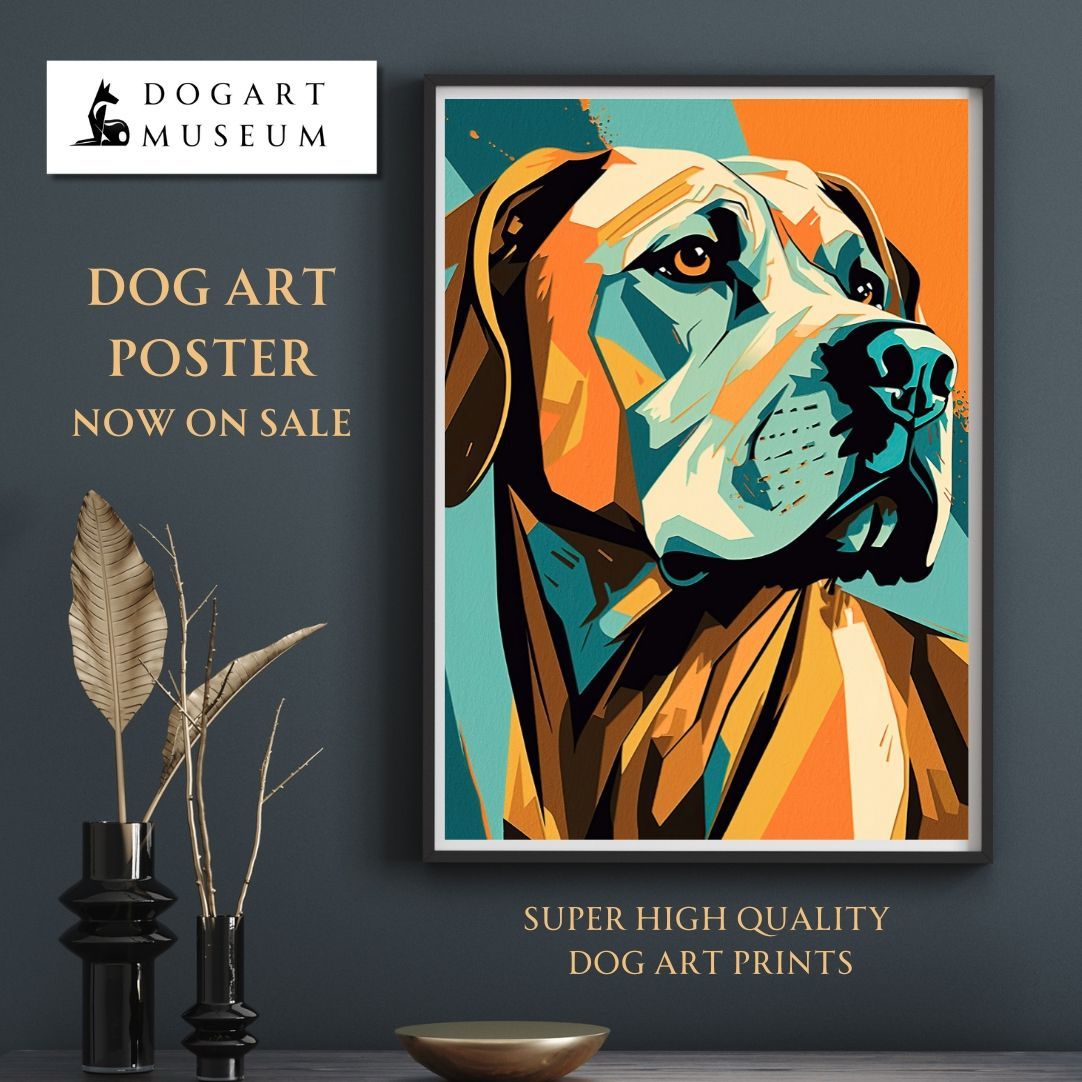 ワンダフルライフ - ボクサー犬 No.3】アートポスター 犬の絵 犬の絵画