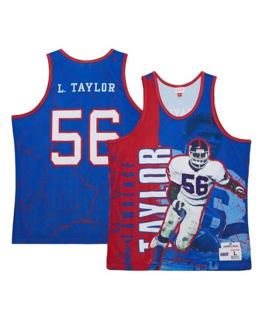 【送料無料】 ミッチェル&ネス メンズ タンクトップ トップス Men's Lawrence Taylor  New York Giants 1989 Player Burst Tank Top
