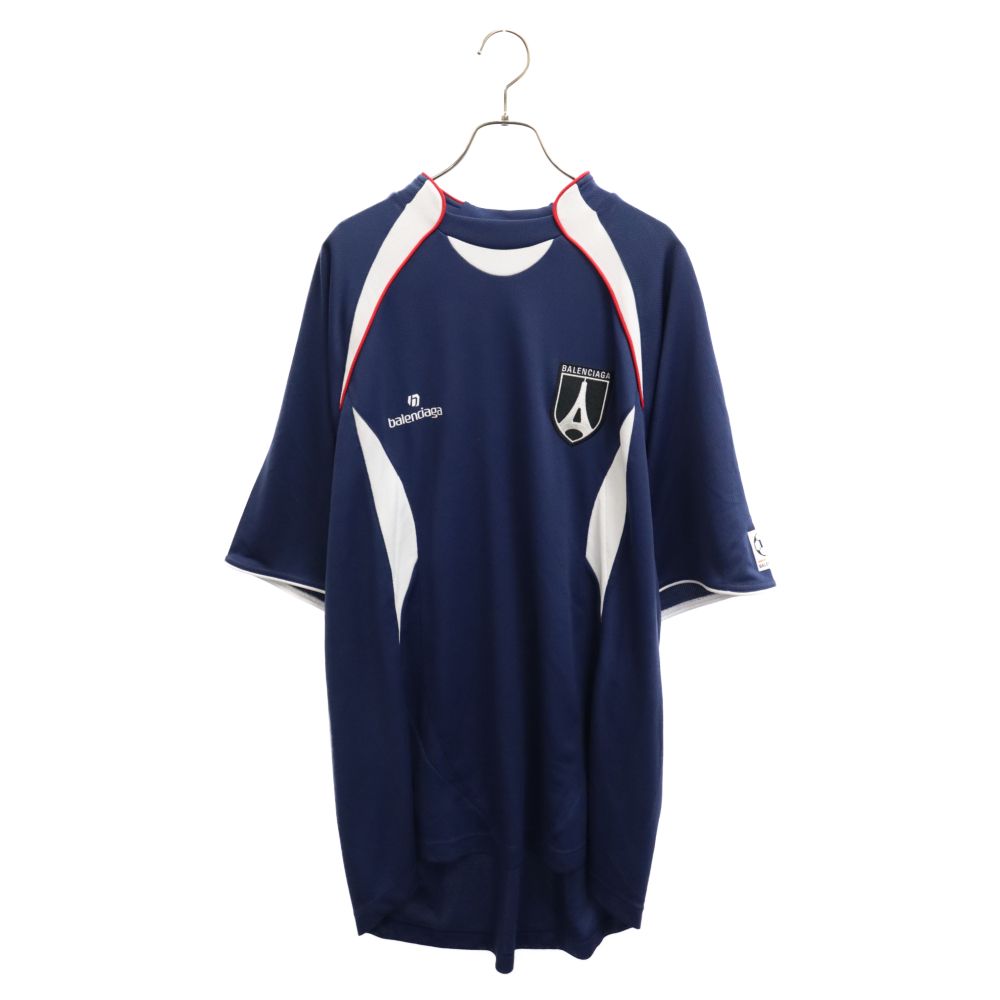 balenciaga adidas バレンシアガ サッカーシャツ BALENCIAGA (バレンシアガ) 21AW JERSEY LOGO SOCCER TOP