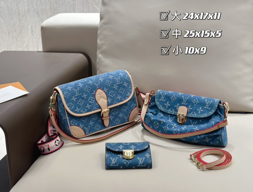 超美品 LOUIS VUITTON ルイヴィトン ショルダーバッグ   財布  3点セットバッグ