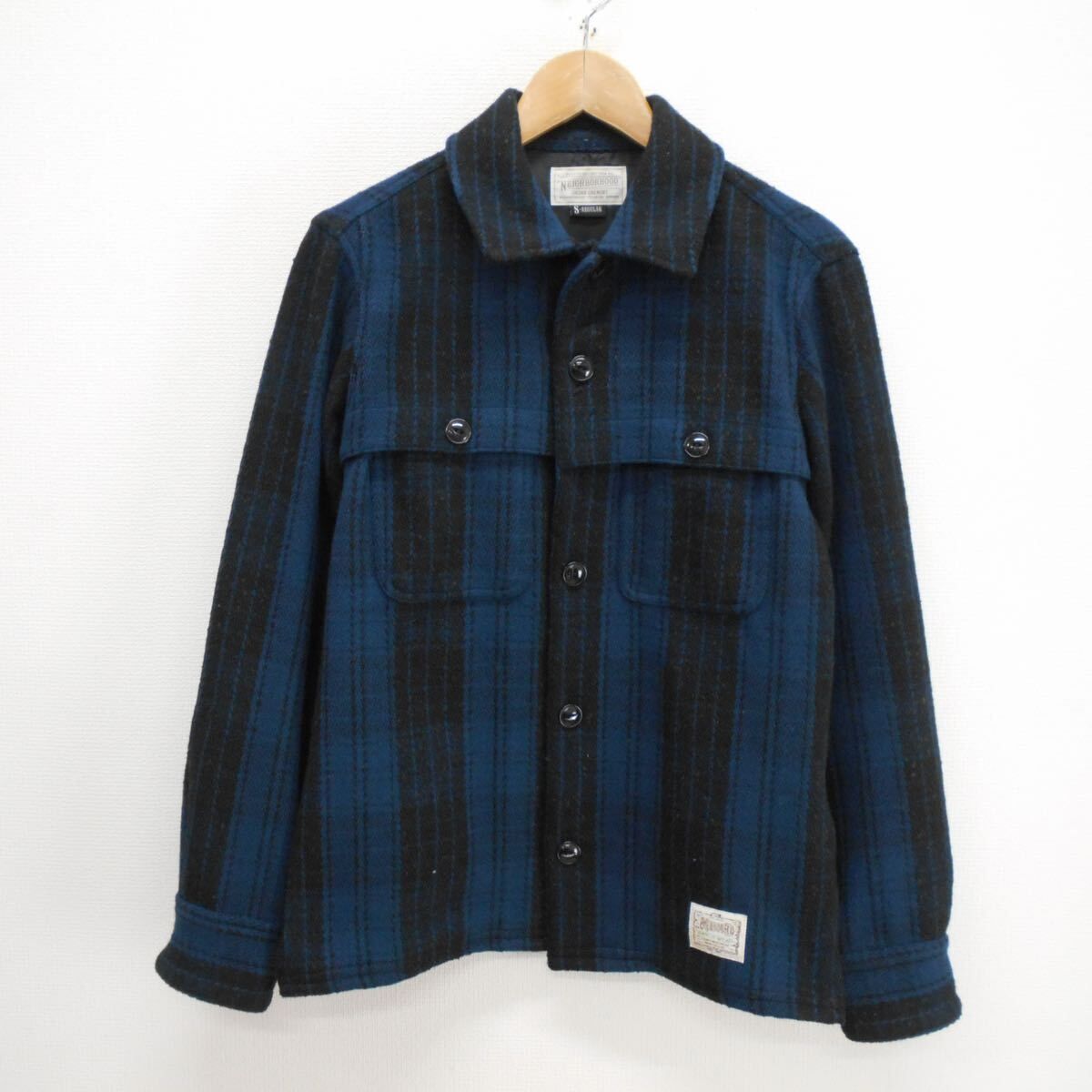 NEIGHBORHOOD ネイバーフッド 132SPNH-SHM02 CPO.BUFF / WN-SHIRT.LS CPOジャケット 厚手 ウール  ネル ジャケット チェック S 10117162 - メルカリ