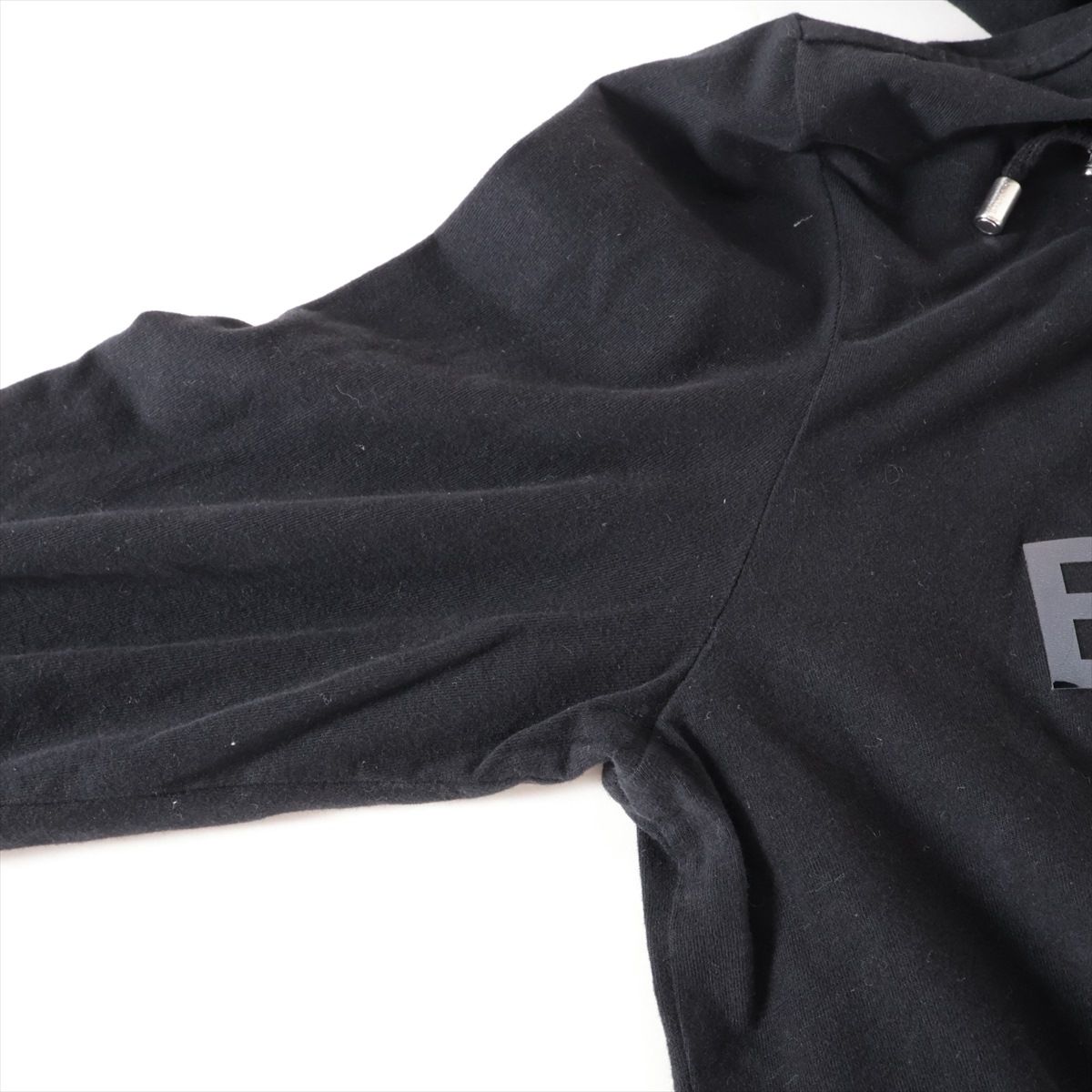美品 バルマン パーカー ブラック 黒 ファッション 洋服 トップス  