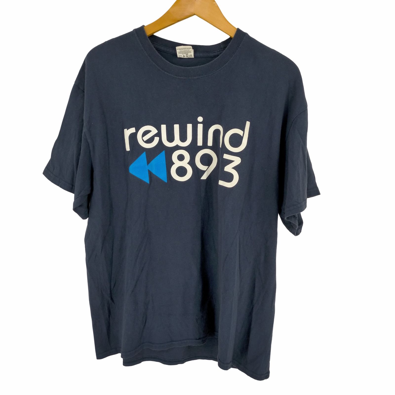 ユーズドフルギ USED古着 ATCボディ rewind 89.3 両面プリント 企業T