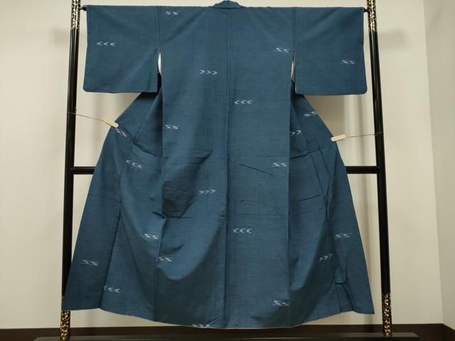 平和屋着物□上質な紬 笹竹文 正絹 逸品 CAAI4377ze