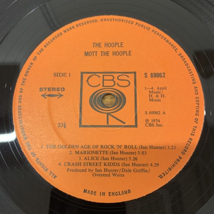△01)【同梱不可】モット・ザ・フープル/Mott The Hoople/ロック