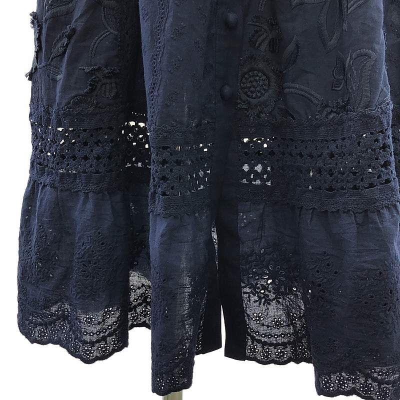 【rurumu:】エンブロイダリー ベルテッド ワンピース rurumu: / 縷縷夢兎るるむう | 2020SS | エンブロイダリー