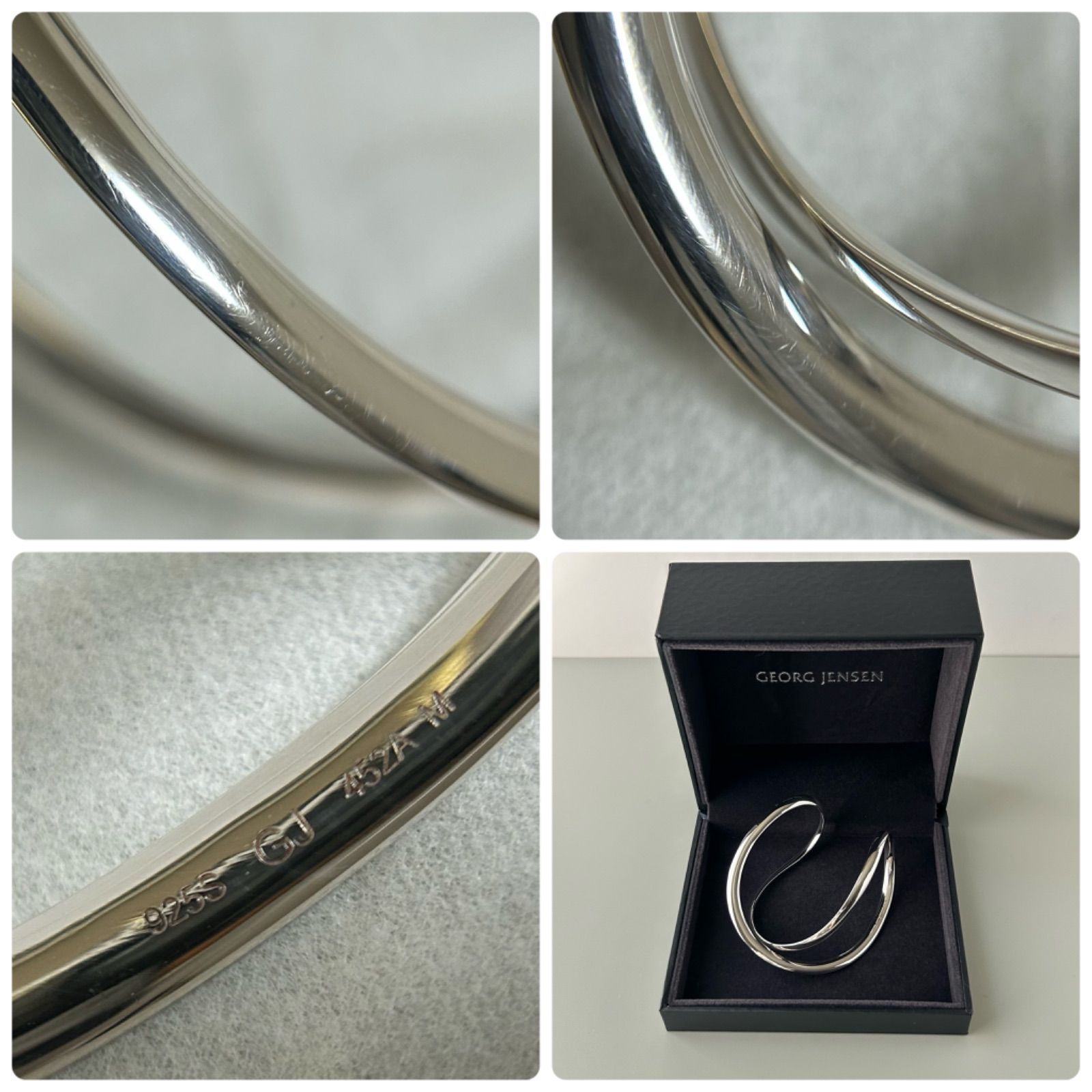 ジョージジェンセン 452A バングル カフ インフィニティ AG925 Georg Jensen #M