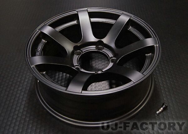 ORIGIN MUD-S716×5.5J 139.7/5H −20　マットブラック　1本 （MUD-S7-JM20-MAB） ジムニー　オリジン　16インチ　旧 MUD-S7-1655JM20-MAB