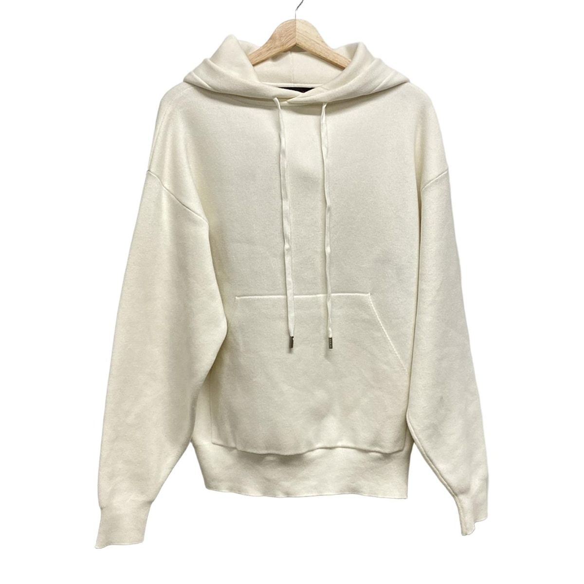 CABaN キャバン パーカー サイズM レディース - アイボリー 長袖|ニット|プルオーバー|カシミヤ混