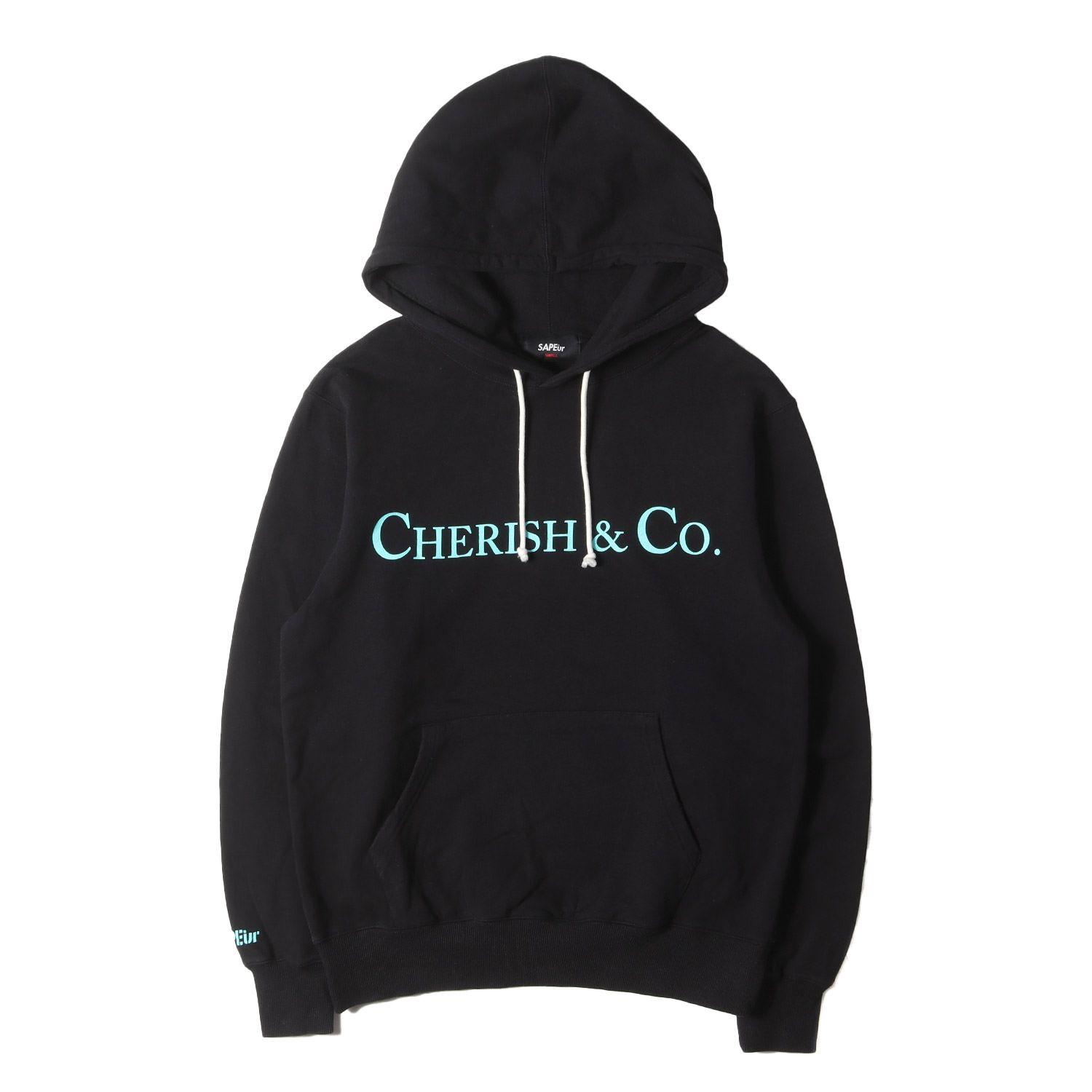 SAPEur CHERISH&CO フーディー L パーカー ブラック サプール SAPEur CHERISH&CO フーディー L パーカー ブラック サプール