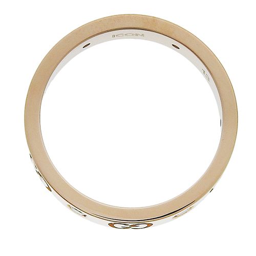GUCCI(グッチ) アイコン リング ダイヤモンド K18 ピンクゴールド PG