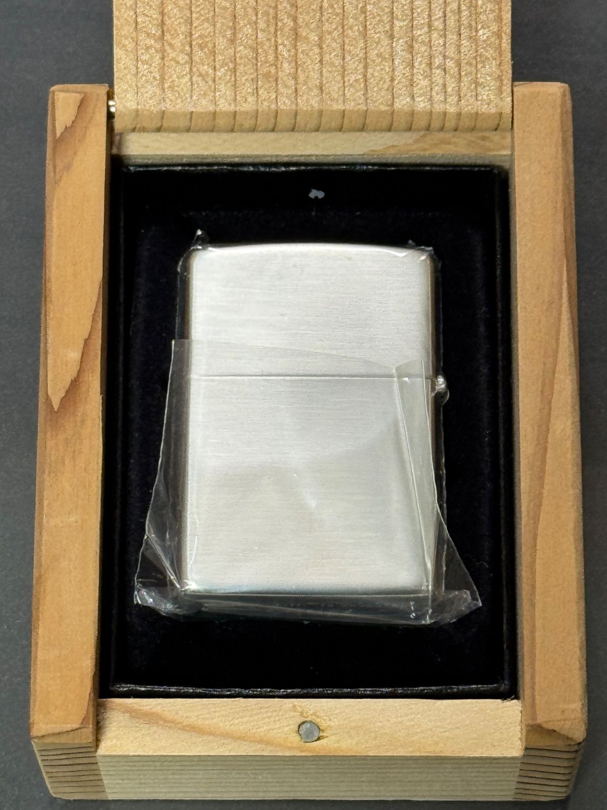 zippo MEVIUS JT NIPPON 品 メビウス 2012年製 2面刻印 タバコ銘柄 デットストック 木箱 保証書