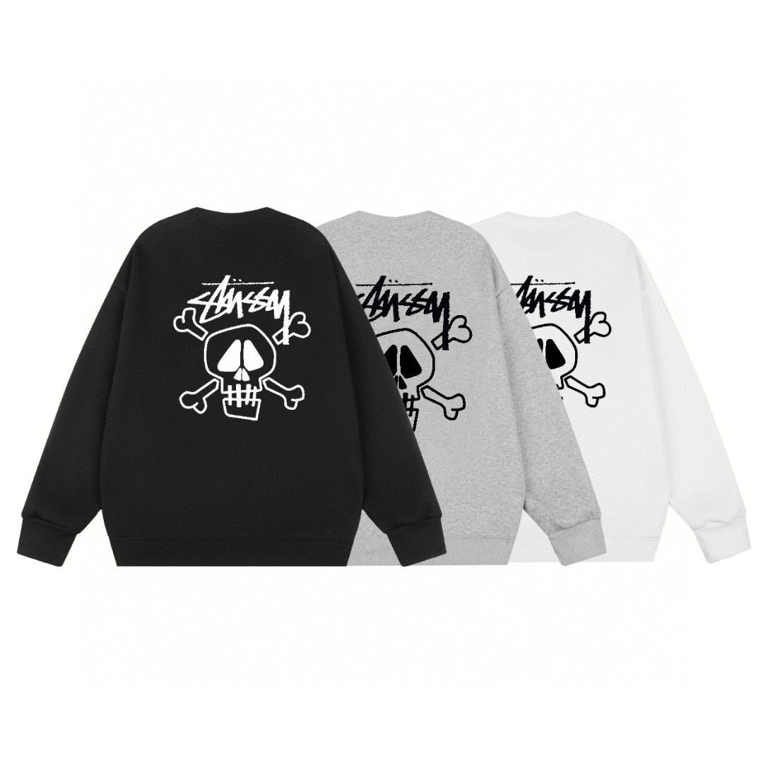 Stussy 春の新定番カジュアルラウンドネックスウェットシャツ