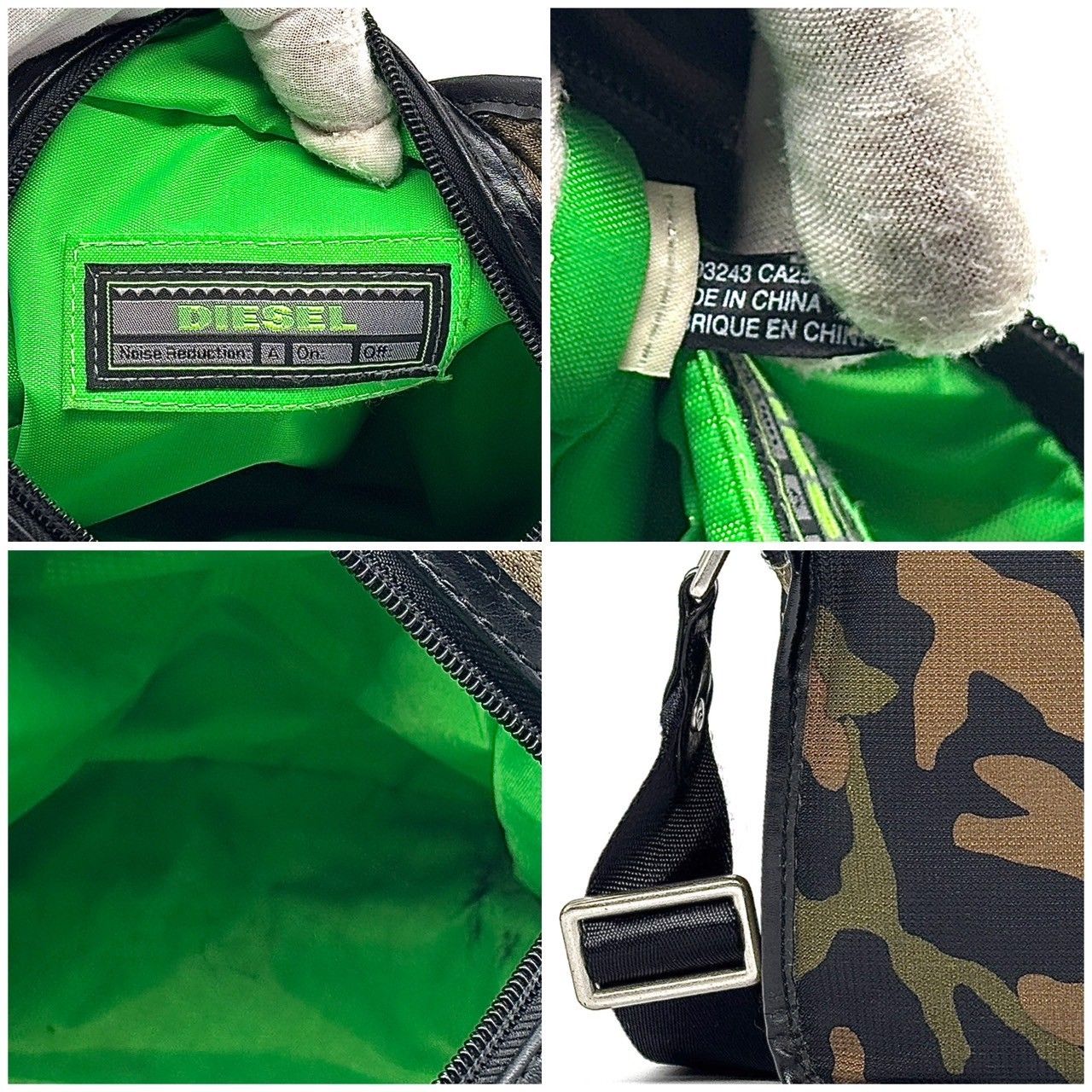 diesel ディーゼル ショルダーバッグ Y2K　カーキ　ヴィンテージ DIESEL Shoulder Bag ディーゼル ショルダーバッグ y2k - メルカリ