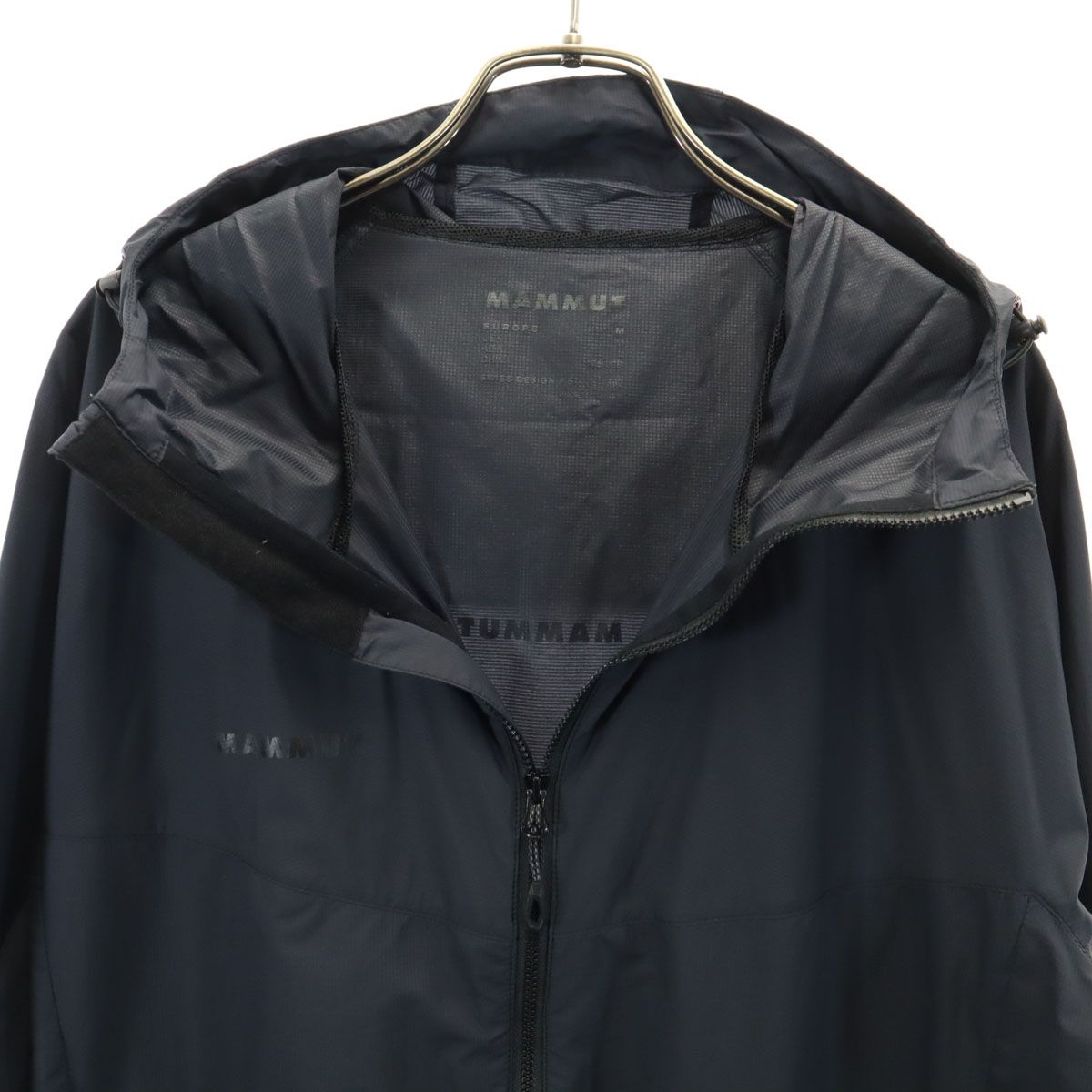 Mammut マムート ウインドブレーカー L ネイビー系 アウトドア メンズ 古着 KANDAIZUMI_COM