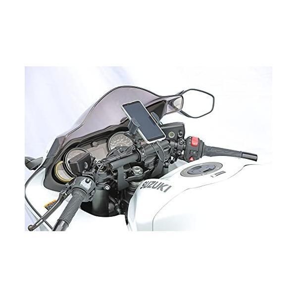 キジマ Kijima ハンドルマウントステー 22.2mm スチール製マットブラック仕上げ Hayabusa 8BL-EJ11A 21- BRIGHTFACE_UK