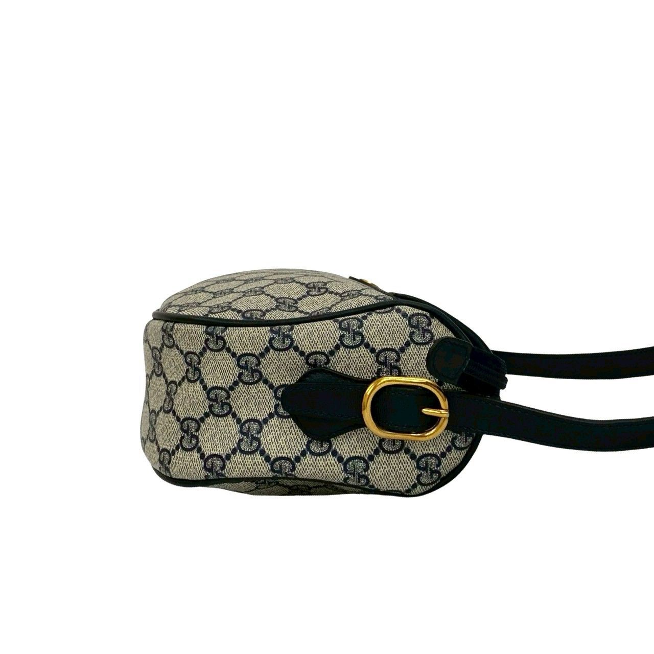 レア オールドグッチ GUCCI　シモ 総柄　ポーチ 極 美品 希少品 GUCCI グッチ オールドグッチ GG ロゴ 総柄 金具