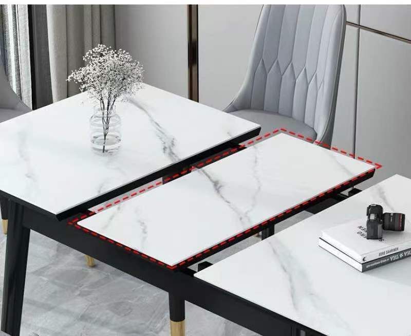 ダイニングテーブル イタリアン岩盤 160x90cm DT-08DGL ダイニング  