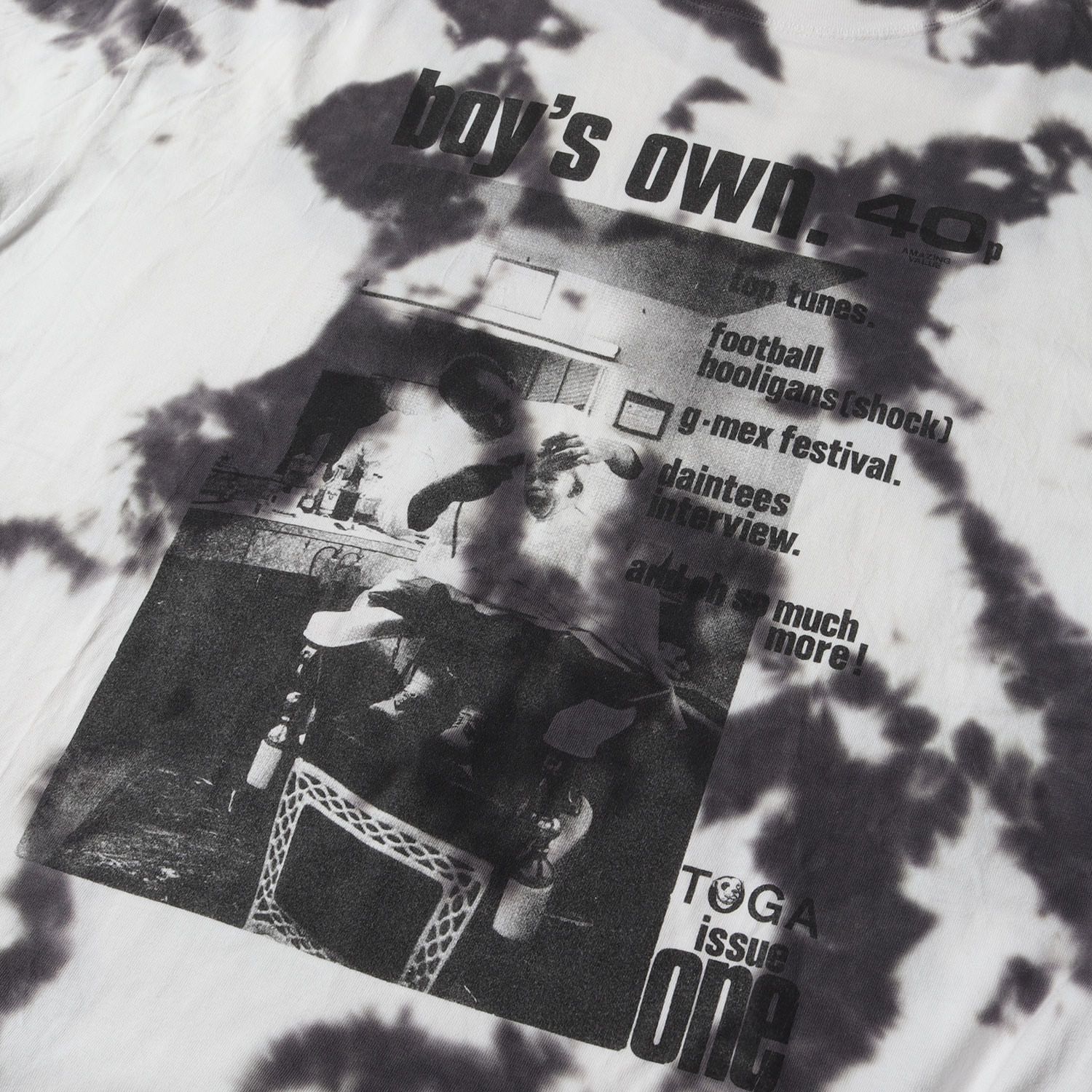 メンズ TOGA ARCHIVES boy's own タイダイ Tシャツ