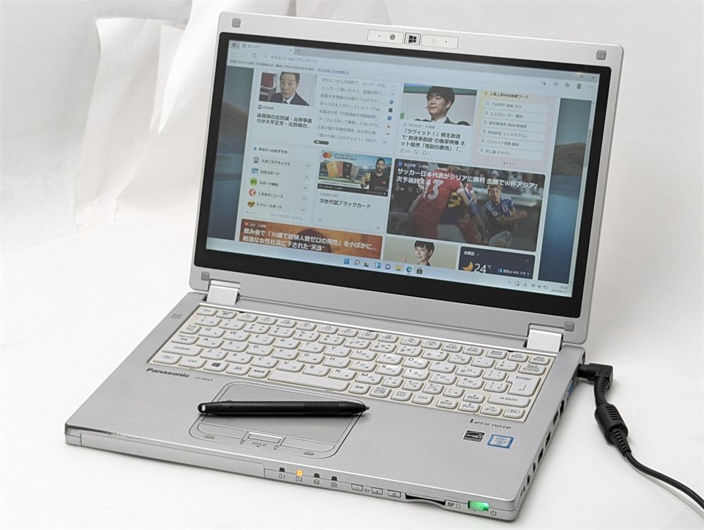 安さで勝負 タッチ 累積使用時間短 中古美品ノートPC Panasonic