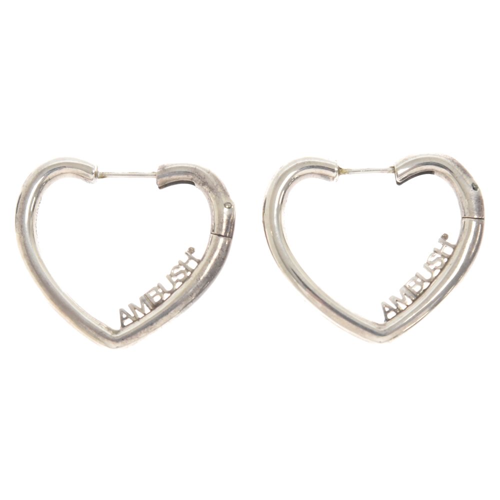 AMBUSH (アンブッシュ) MINI HEART HOOP EARRINGS ミニ ハート フープ ピアス イヤリング シルバー - メルカリ