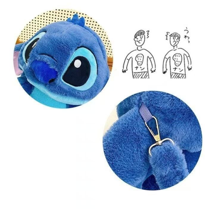 スティッチ ぬいぐるみバッグ　スティッチ　立体フェイス　ショルダーバッグ Amazon.co.jp: 【DDSS】可愛いウィニグマ・スティッチ