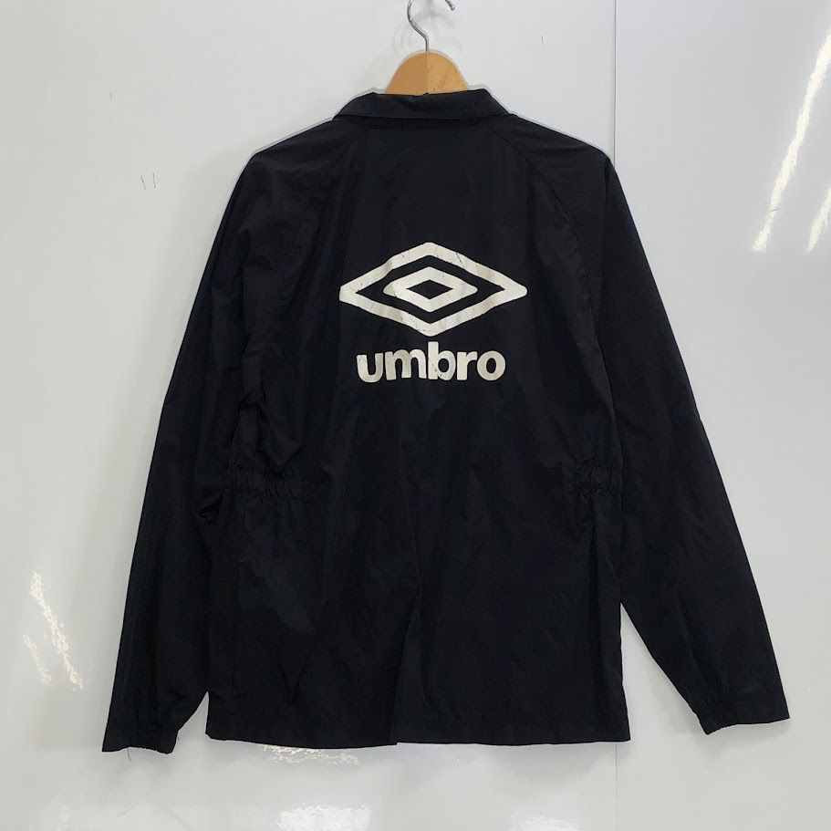 umbro 希少⭐︎トラックジャージ　黒　アンブロ古着　オーバーサイズ　刺繍　Ｍ 希少】アンブロ umbro トラックジャケット 日本製 黒 L 刺繍 90s