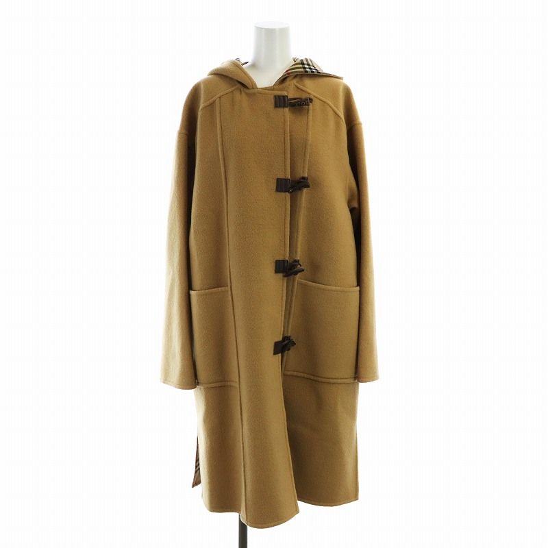BURBERRY ウールロングコート ブラウン 40 ノバチェック カシミア Burberrys(バーバリーズ) 80's nova check gown coat ノヴァ