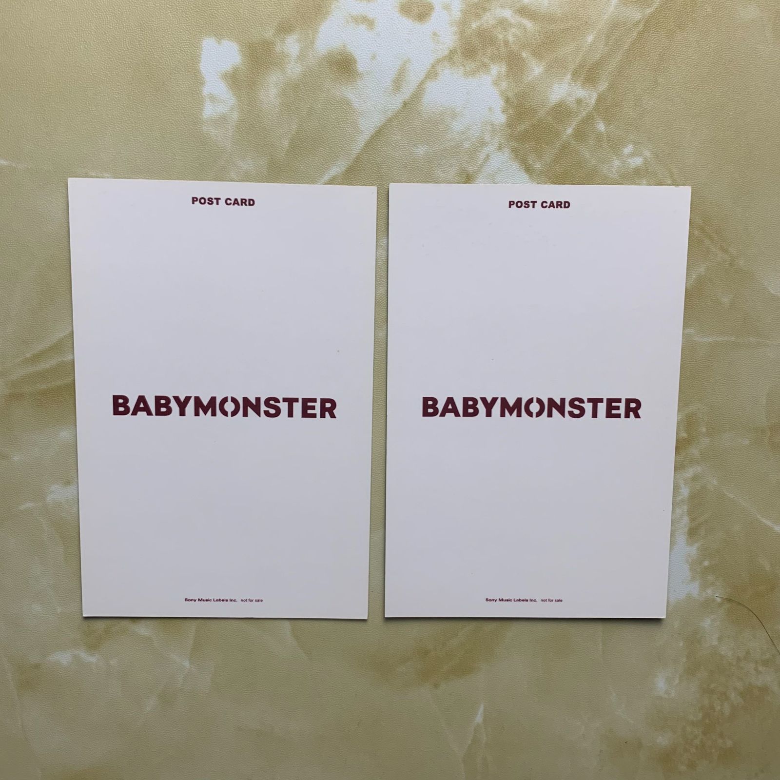 BABYMONSTER ポストカード ラミファンミーティング B賞 5 11と5 12 2枚セット