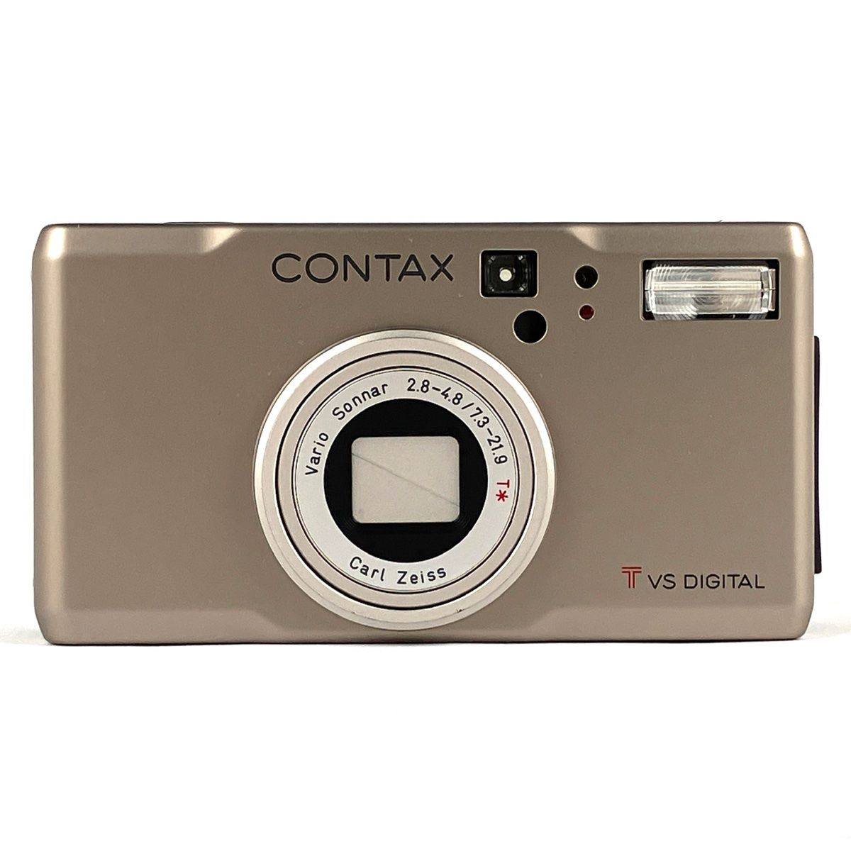 コンタックス CONTAX TVS DIGITAL シルバー コンパクトデジタルカメラ 【中古】