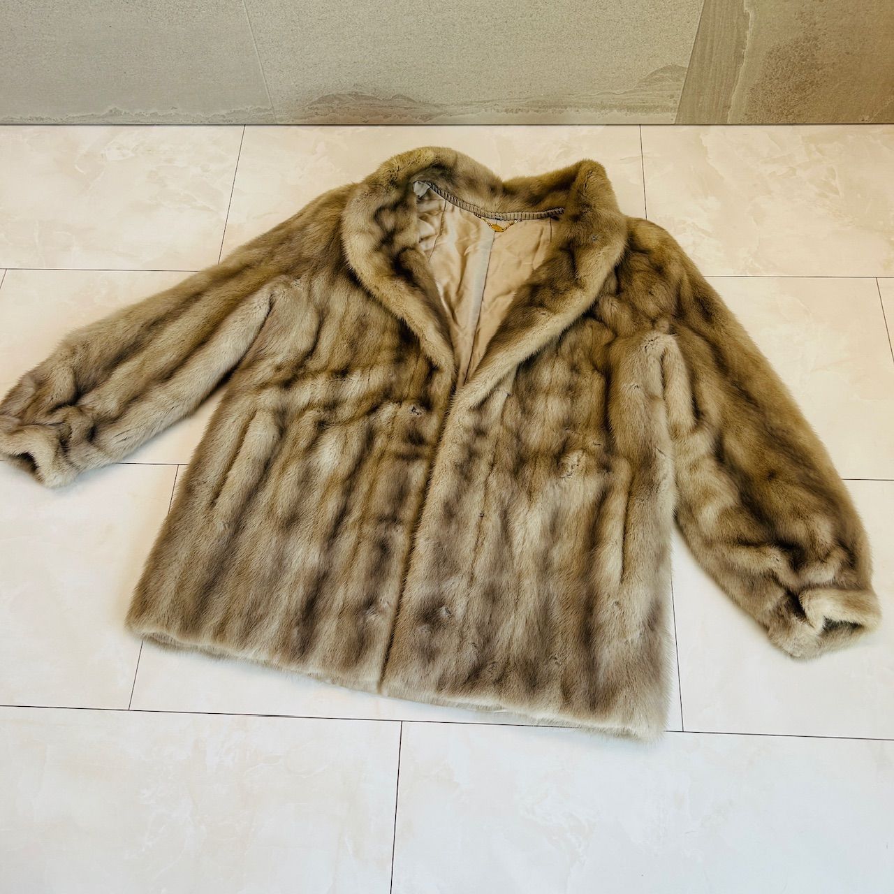 ミンク コート FASHIONED BY MG Sable FUR 少し汚れあり 管理番号KKVMIN2479