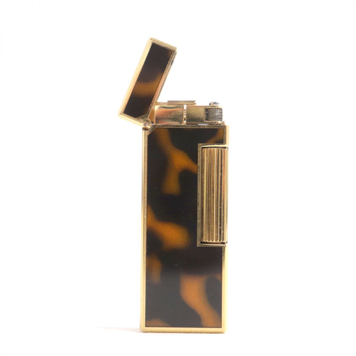 良品◇dunhill ダンヒル ラッカー マーブル柄 ローラー式 ガスライター 