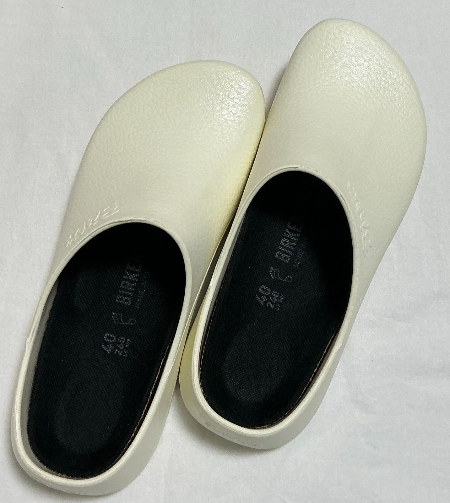 Birkenstockビルケンシュトック サボサンダル 40 (26cm) BIRKENSTOCK ビルケンシュトック スーパービルキー ホワイト 白