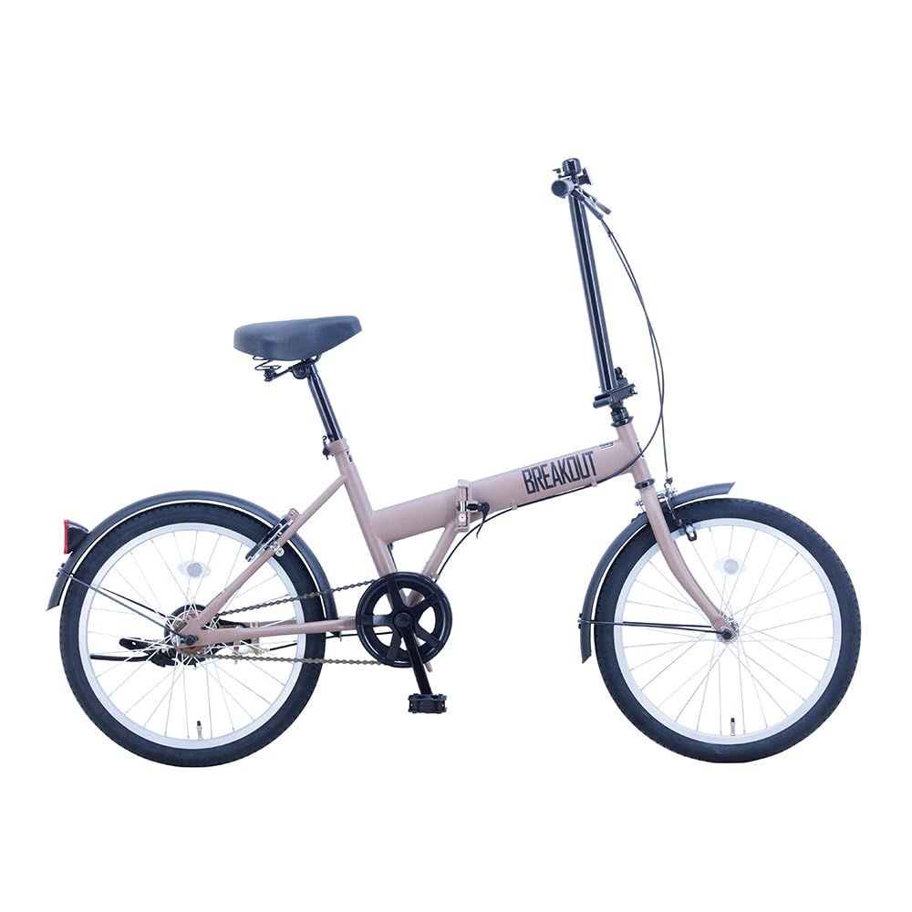 大人気 自転車 大人 シングルTYPE 折りたたみ ブレイクアウト フォールディング カギつき 20インチ CYCLE BROF20 サカイサイクル SAKAI フラットデザートイエロー