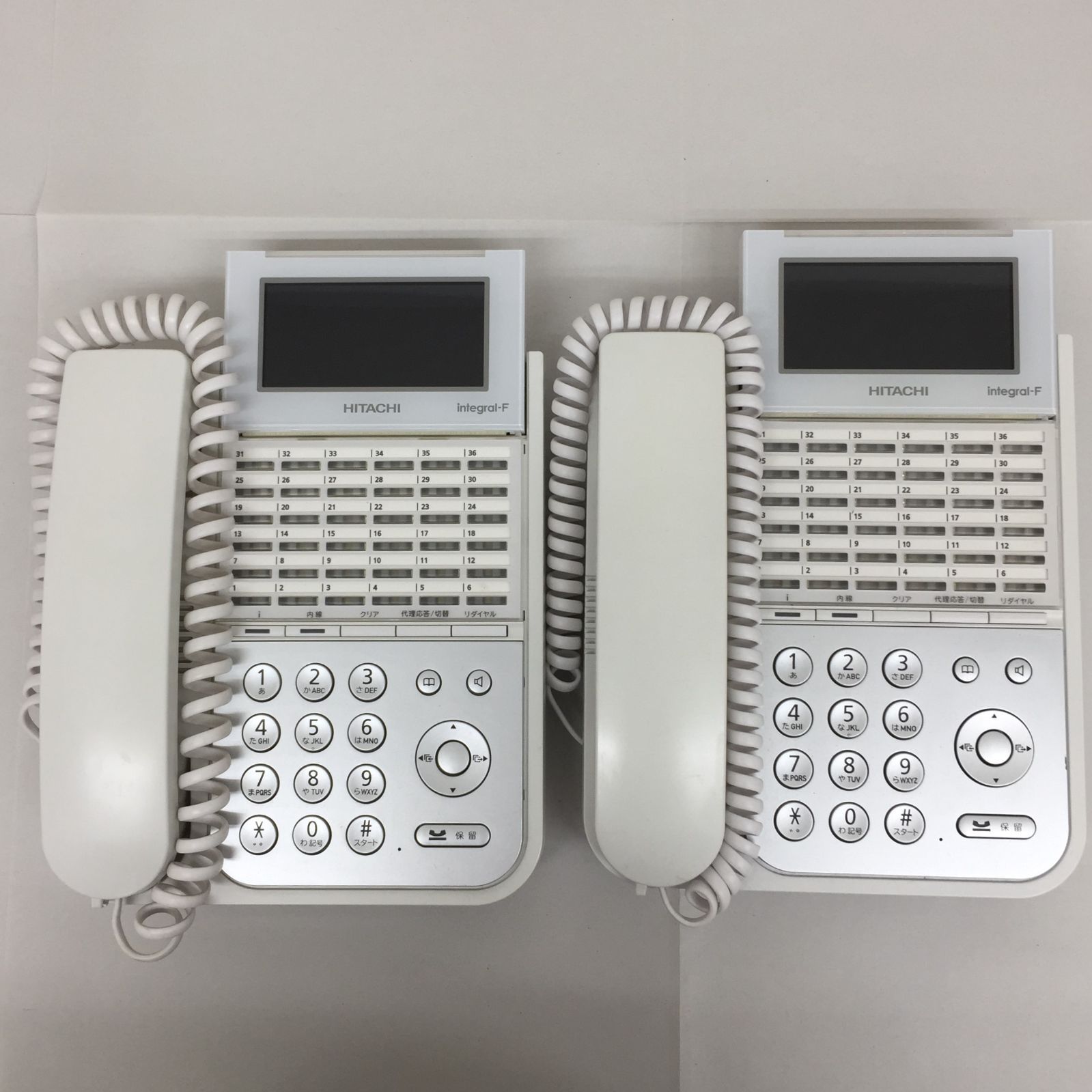 最上級品 日立 ビジネスフォン ET-36Si-SDW 電話機 2台セット ビジネスフォン