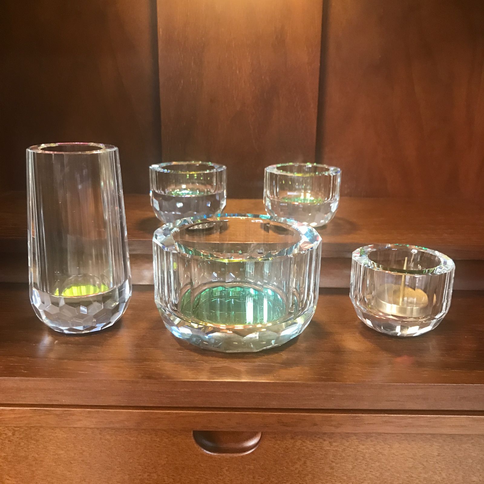 クリスタル仏具5点セット