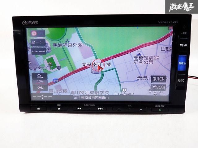 保証付】HONDA ホンダ 純正 Gathers インターナビ カーナビ 08A40-5W0
