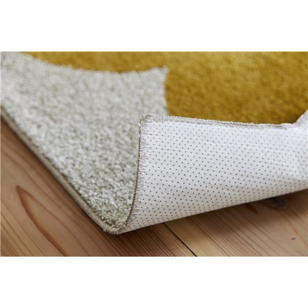 スミノエ デザインライフ カボチャクモラグ 約幅130×長さ185cm イエロー