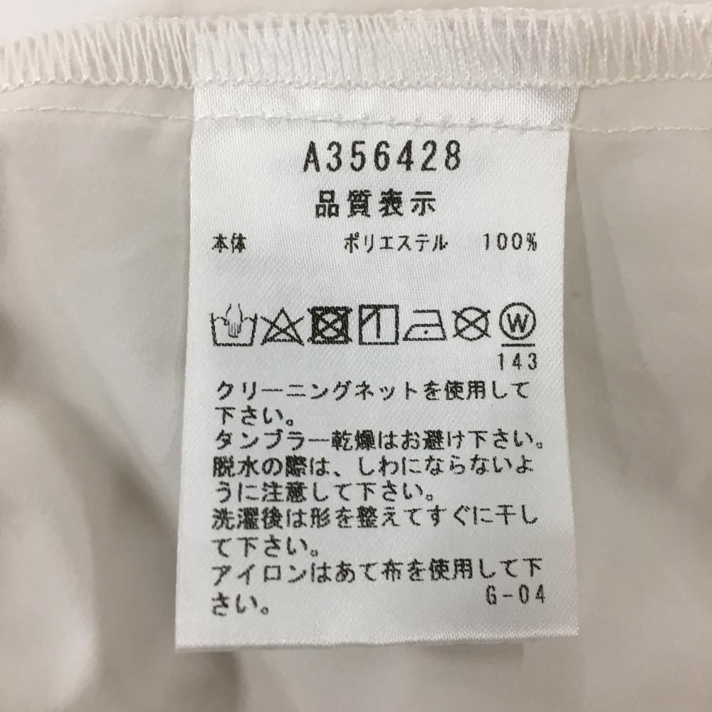 archivio - アルチビオ スカート 白×黒 裾ロゴプリント フレアスカート  レディース 38(M) ゴルフウェア 2024年モデル archivio アルチビオ スカート 白×黒 裾ロゴプリント フレアスカート