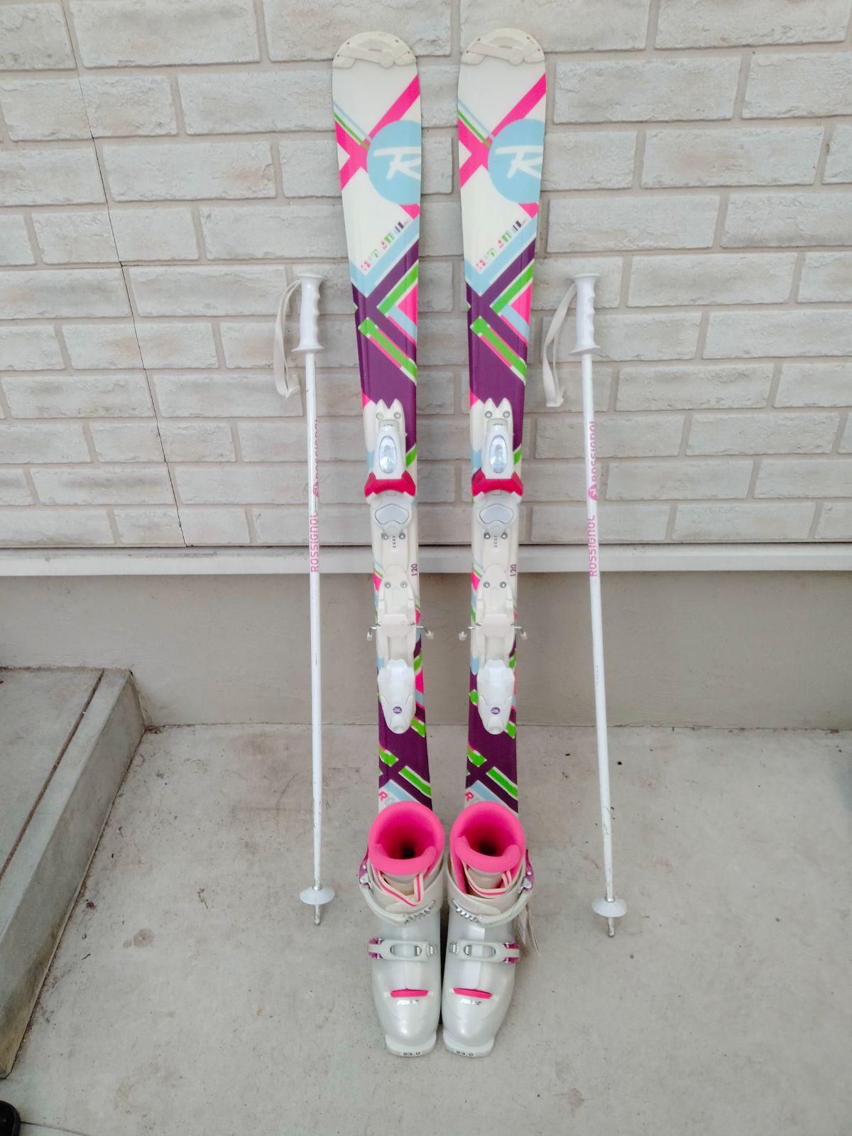 100㎝ スキー板 ストック ブーツ