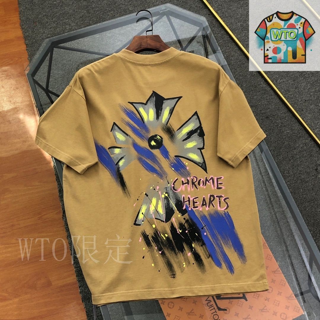 クロムハーツ　Tシャツ 今日特価】Chrome Hearts 2025 Tee クロムハーツ 2025T シャツ-2