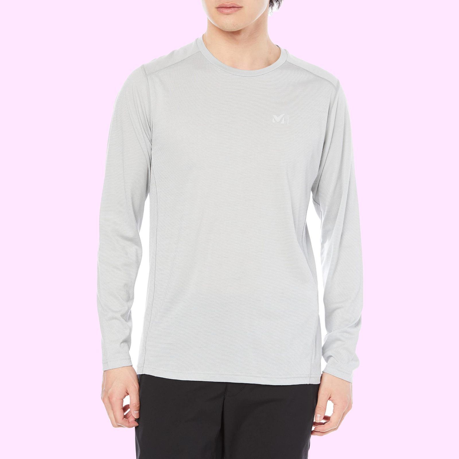 Size:2XL_Color:シルバー [ミレー] 登山用カットソー クータイ ウール クルー ロングスリーブ KUHTAI II Wool Crew LS M メンズ SILVER XXL
