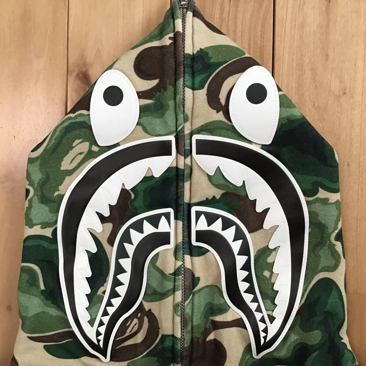 BAPE ART CAMO シャークパーカー Mサイズ shark full zip hoodie a
