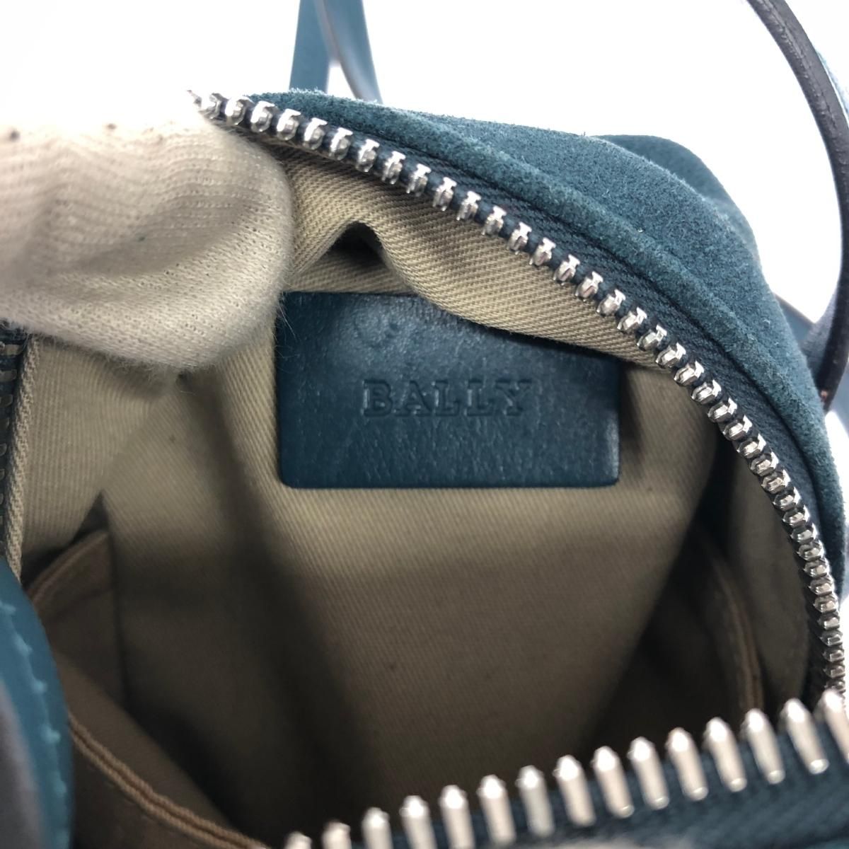 BALLY バリー KORA ショルダーバッグ ブルー スエード レディース 