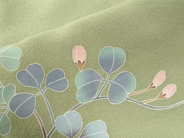 平和屋着物○訪問着 友禅 作家物 枝花文 正絹 逸品 CAAS7111yc - メルカリ