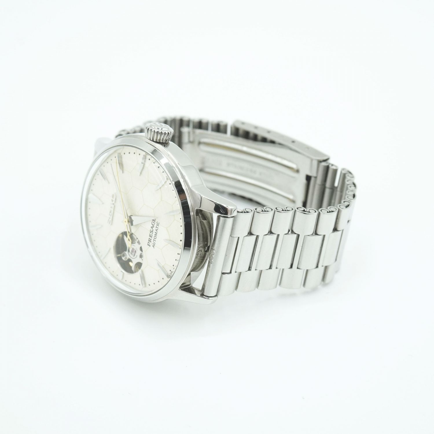 中古】 SEIKO セイコー メンズ腕時計 PRESAGE 限定 ハニカムダイヤル  