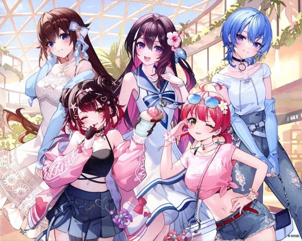 キャンバスボード キャンバスアート 0期生 キャンバスボード バーチャルYouTuber ホロライブ ホロナツパラダイス POP UP SHOP