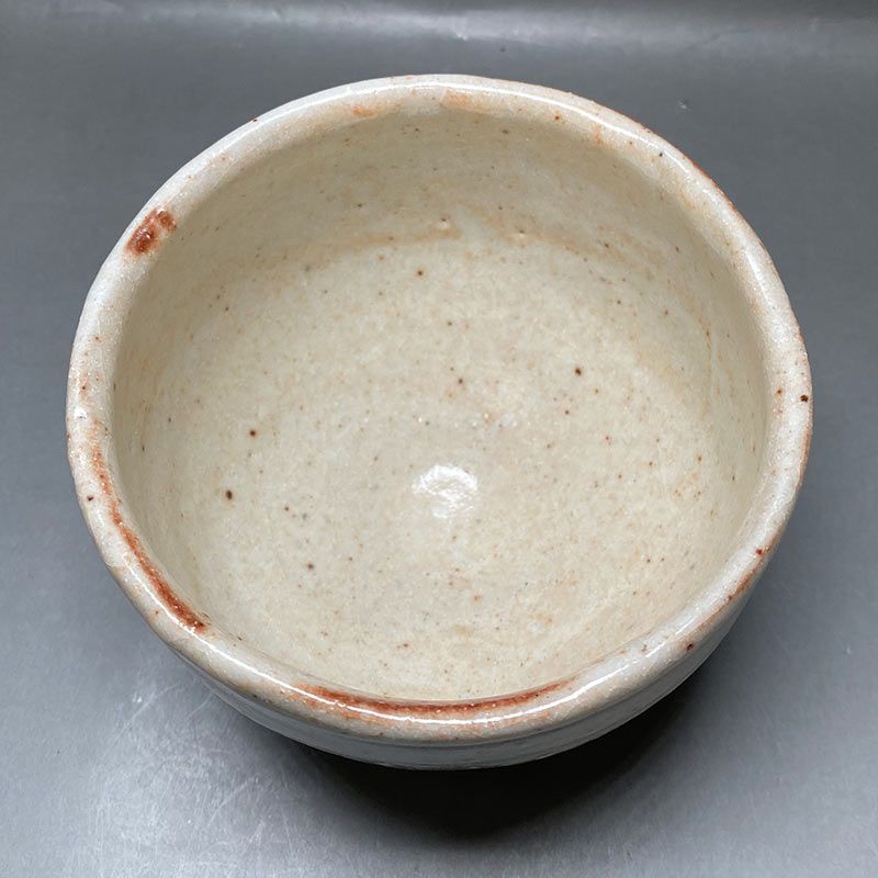 藤原 敬介 藤原恭介 志野茶碗 共箱栞