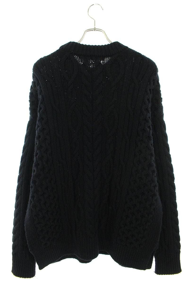 ジョンローレンスサリバン Side slit fisherman knit sweater 4D006